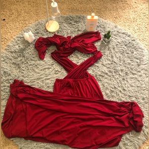 Gorgeous flattering evening gowns and straps are can change to many styles❤️🫶🏻